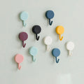 Self-Adhesive Sticky Wall Hooks (10 Pcs)