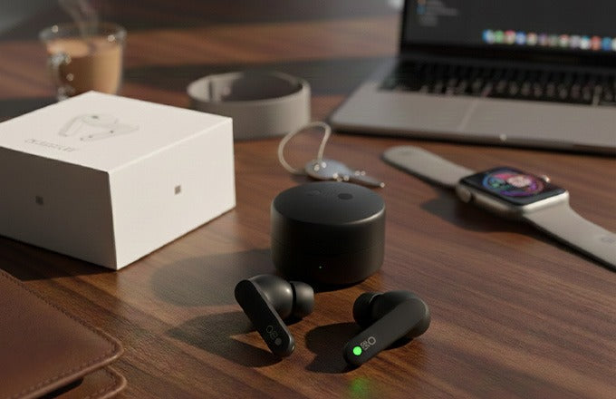 Round Wireless Earbuds with 12-Hour Playtime