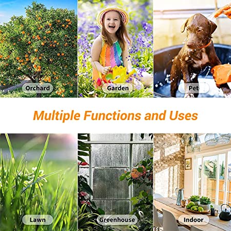 Heavy-Duty Brass Water Spray Nozzle Attachment