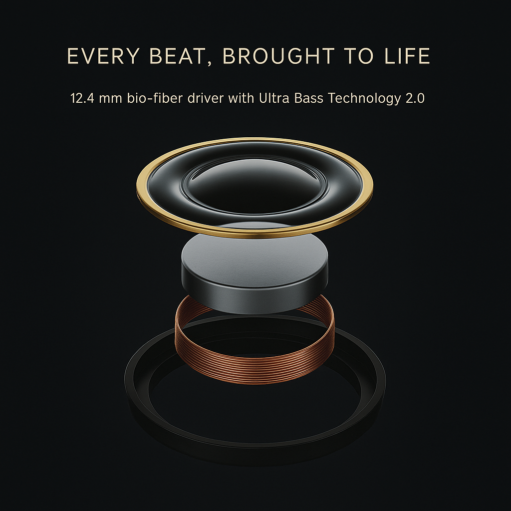 CMT Ultra Pro Active Noise Cancelling Bluetooth Earbuds