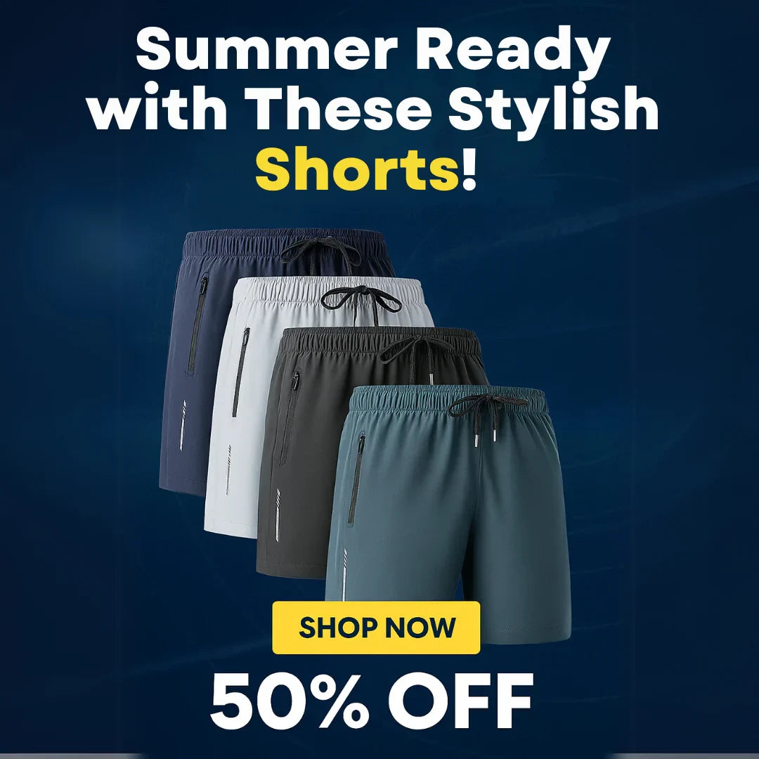 Men's Stretch Shorts (Pack of 3) | Soft & Breathable Summer Wear @ Just Rs.599/-