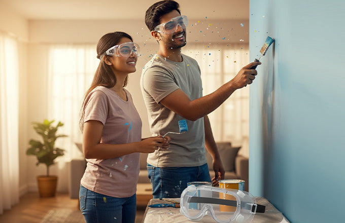 Adjustable Eye Protection Shield Glass