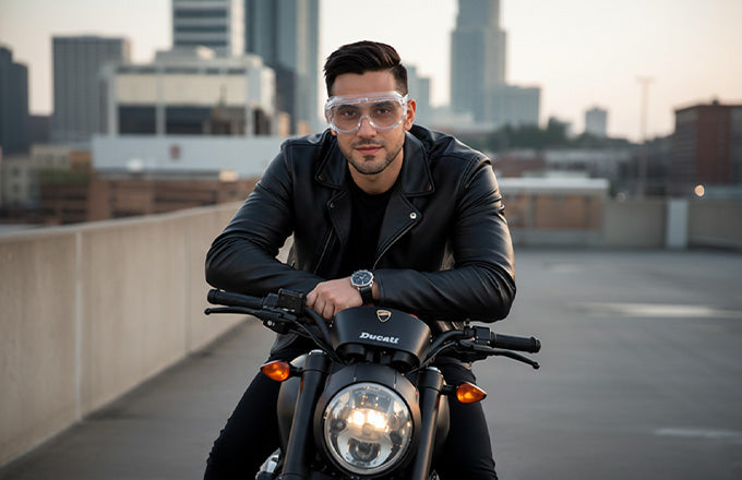 Adjustable Eye Protection Shield Glass