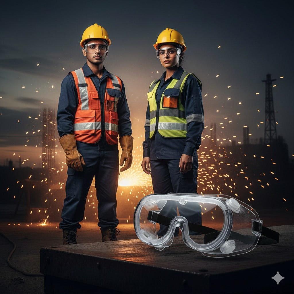 Adjustable Eye Protection Shield Glass