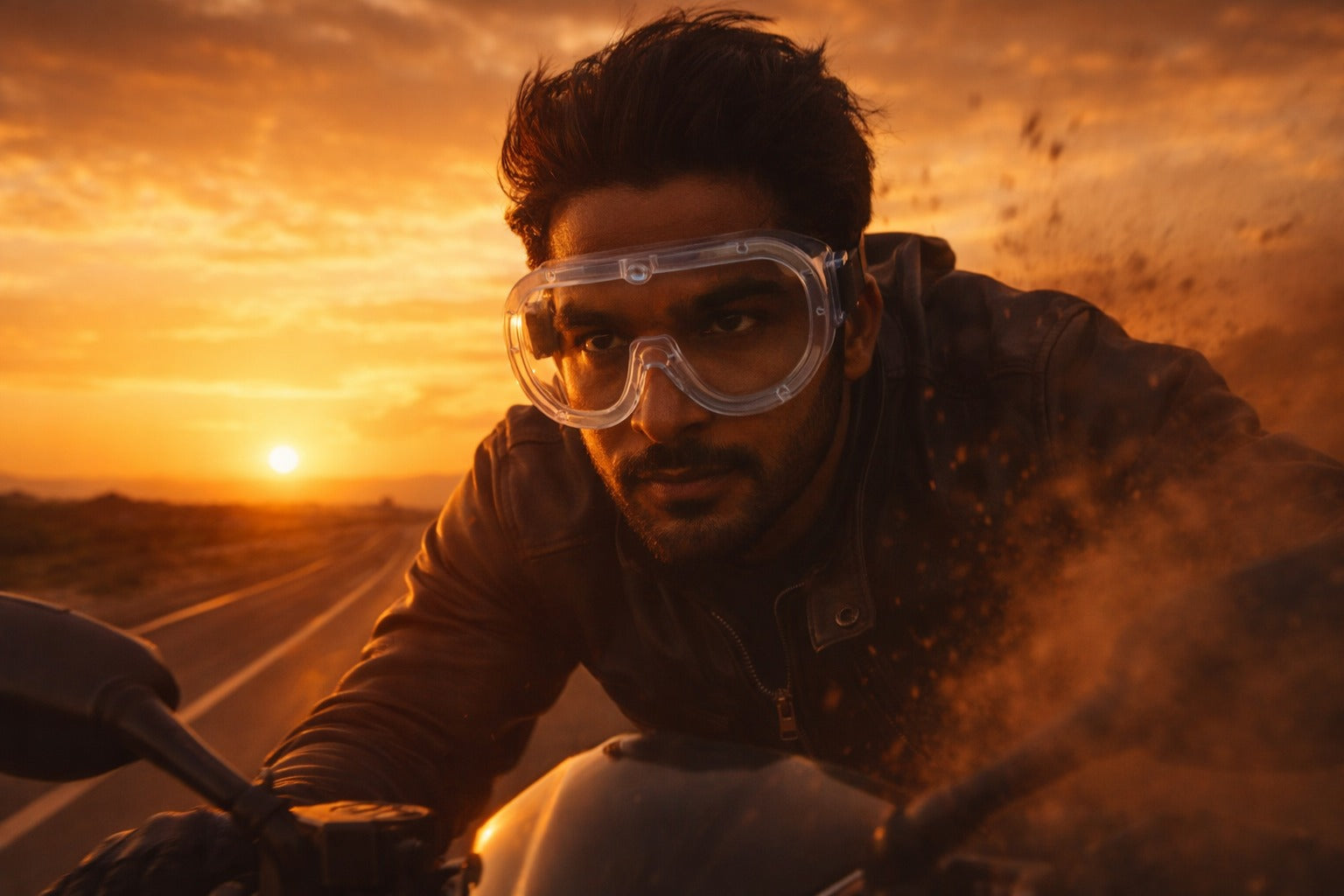 Adjustable Eye Protection Shield Glass