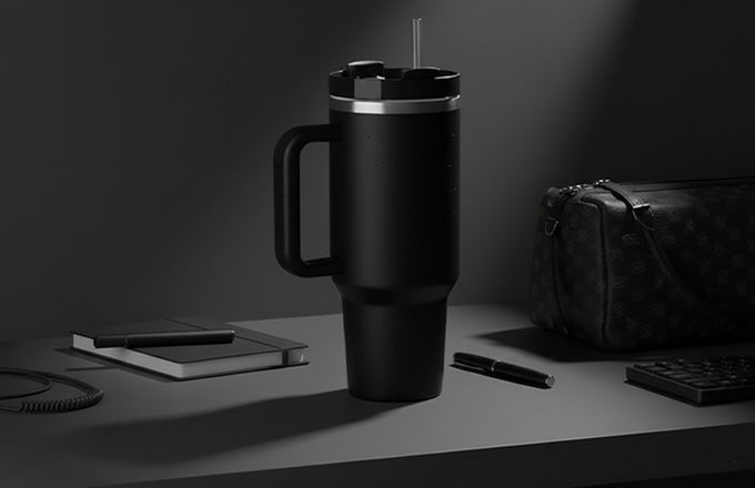 UltraCool 1.2L Steel Tumbler – Sip Hot & Cold in Style! With Handle & Straw